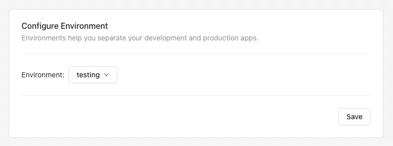 Configure environment in Microtica