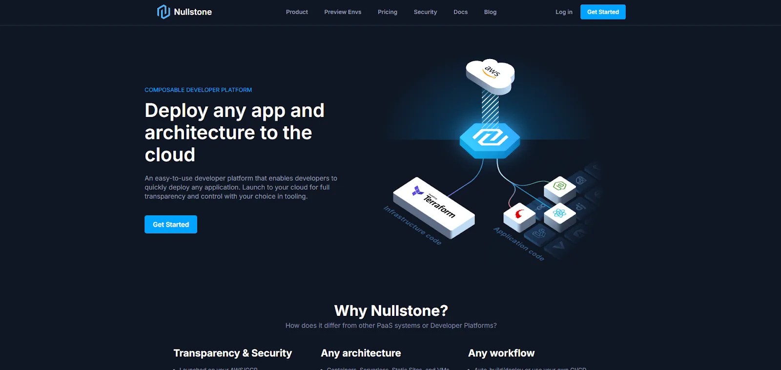 Nullstone Homepage