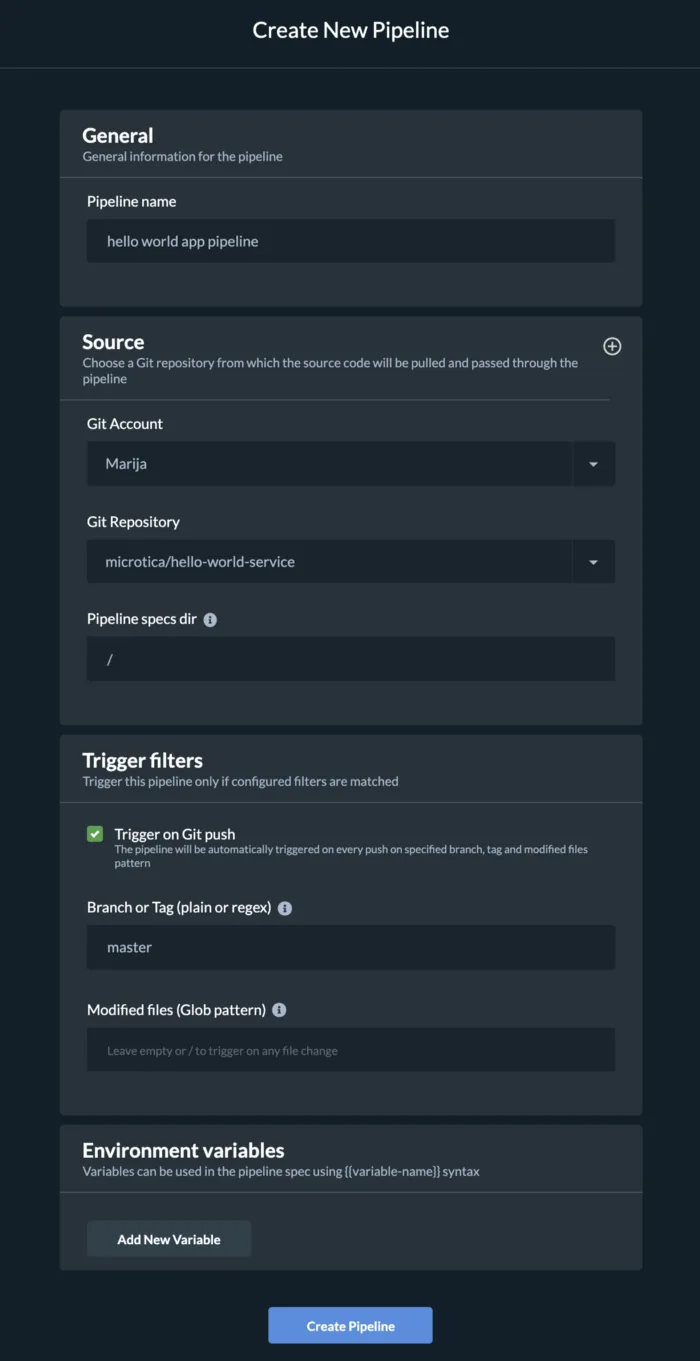 microtica-create-pipeline