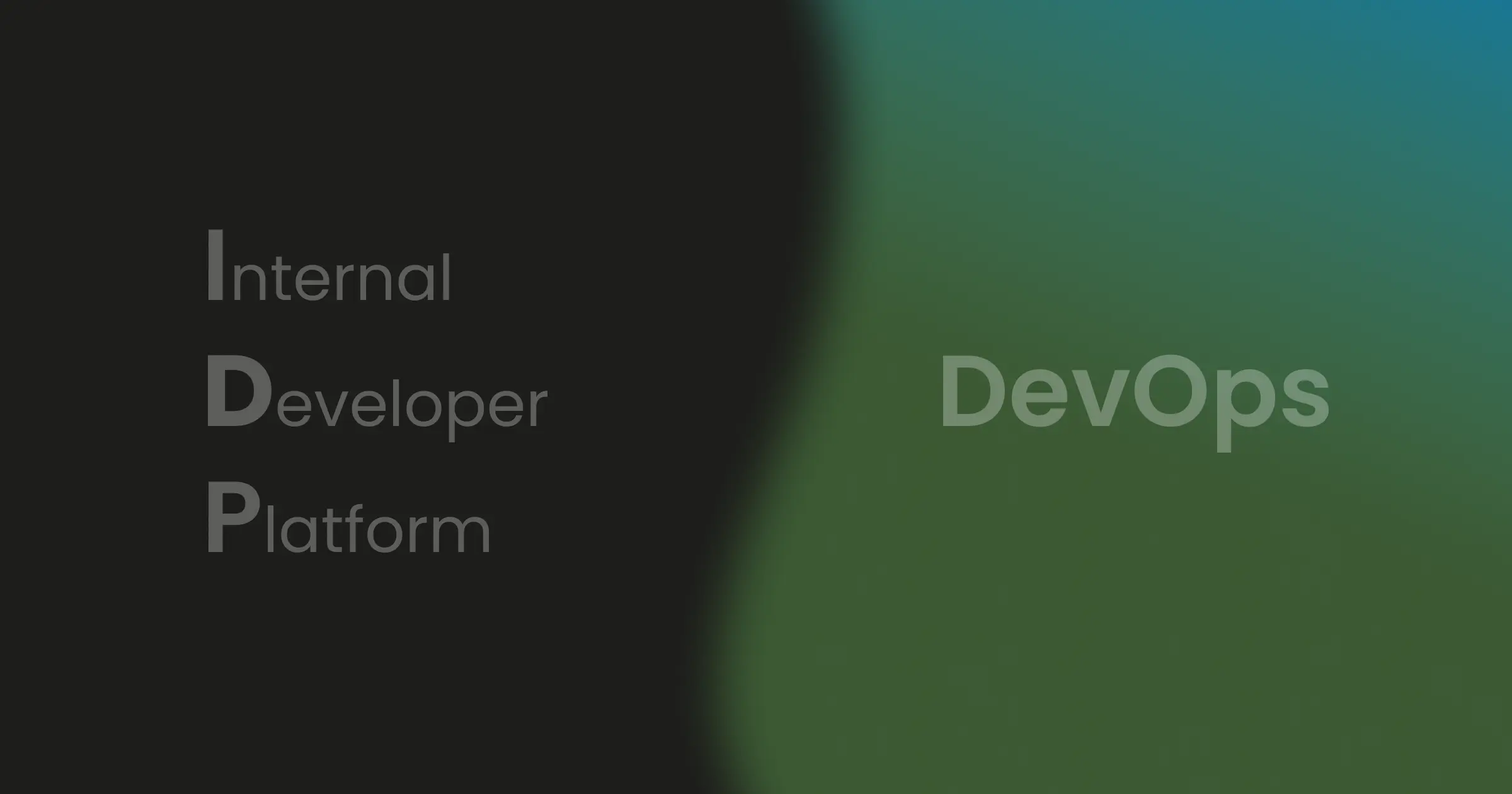 IDP vs DevOps