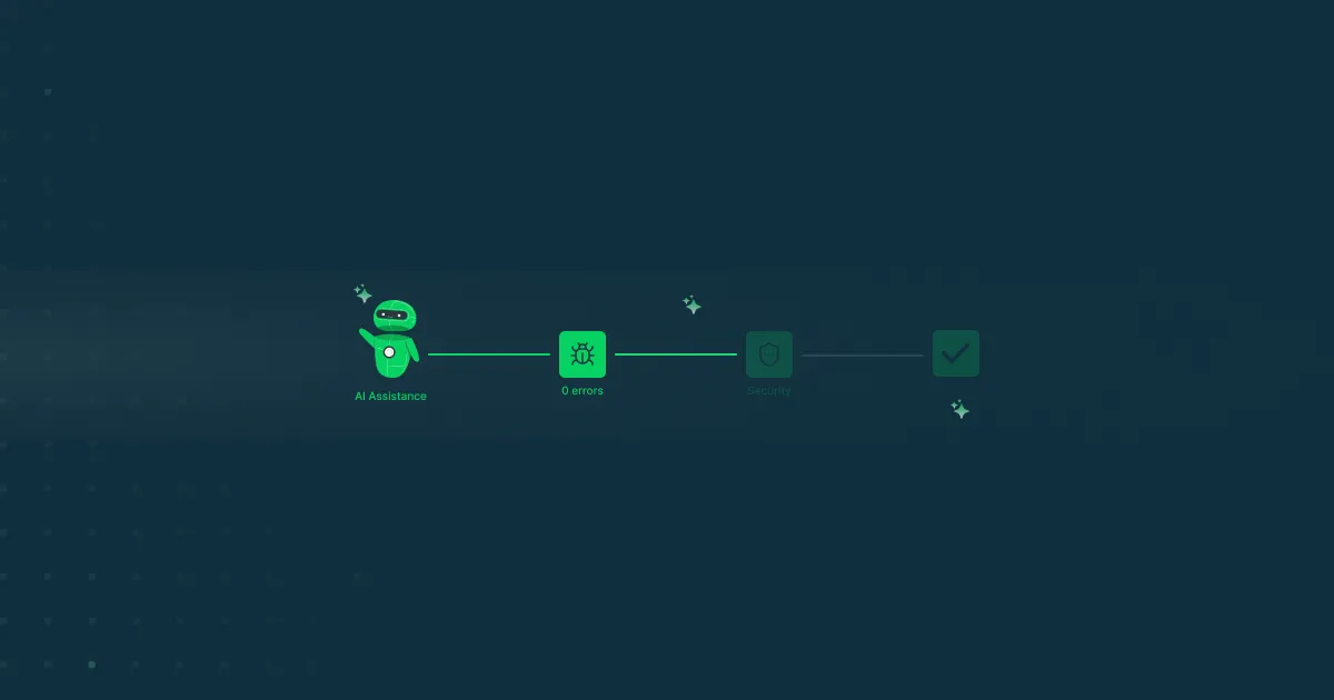 flowchart showing the code review with automated AI assistance