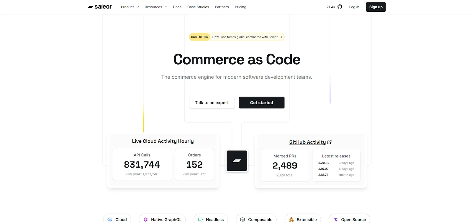 Saleor Homepage