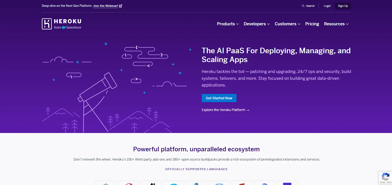 Heroku Homepage