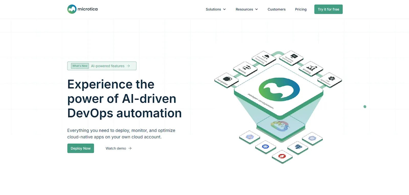 Microtica Homepage
