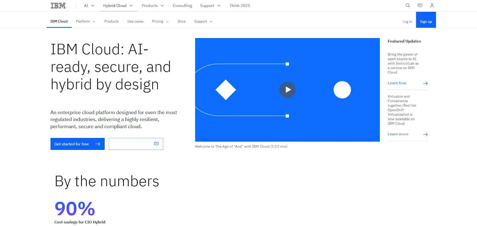 IBM Cloud Homepage