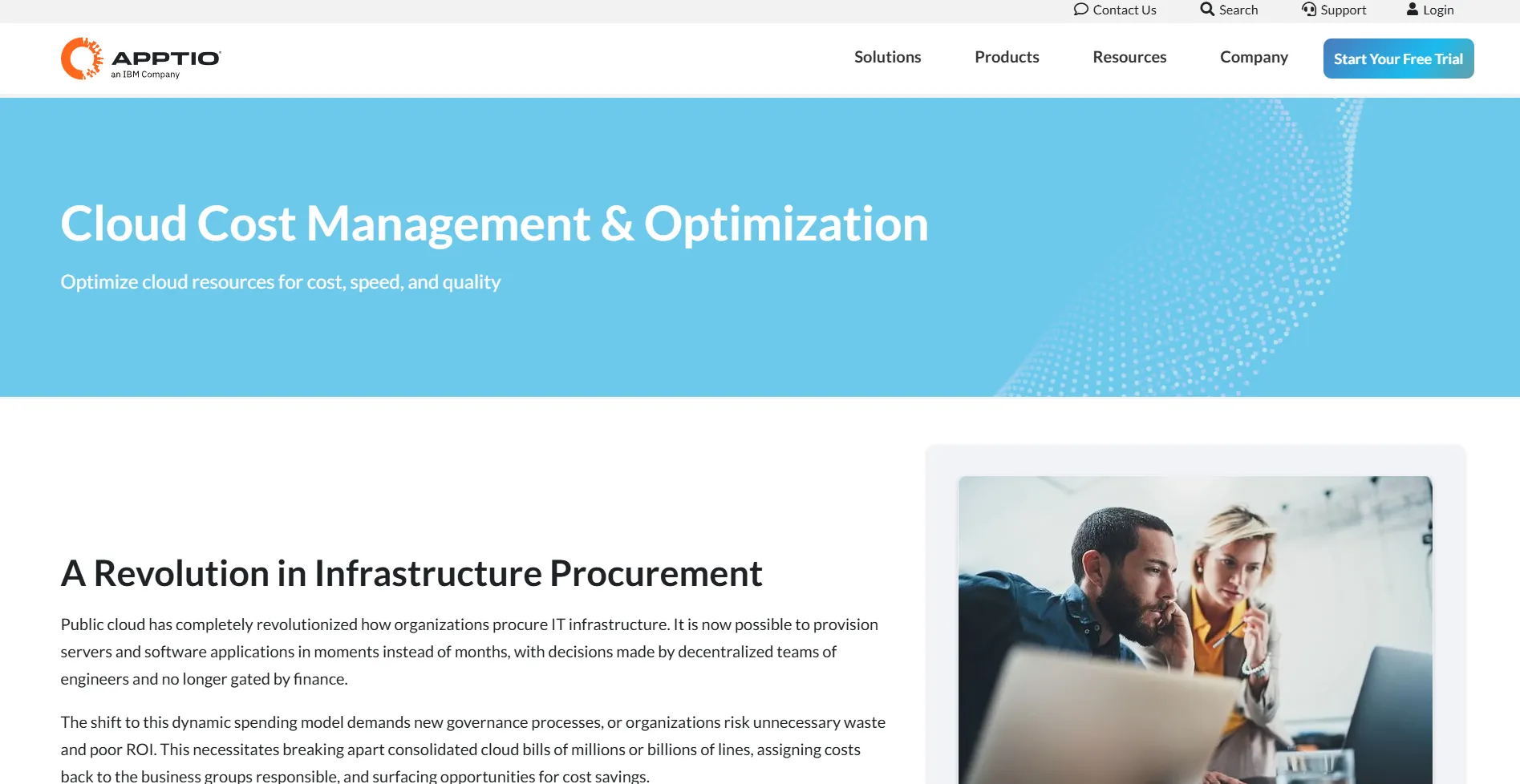 Apptio Homepage