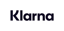 Klarna brand name text in black.