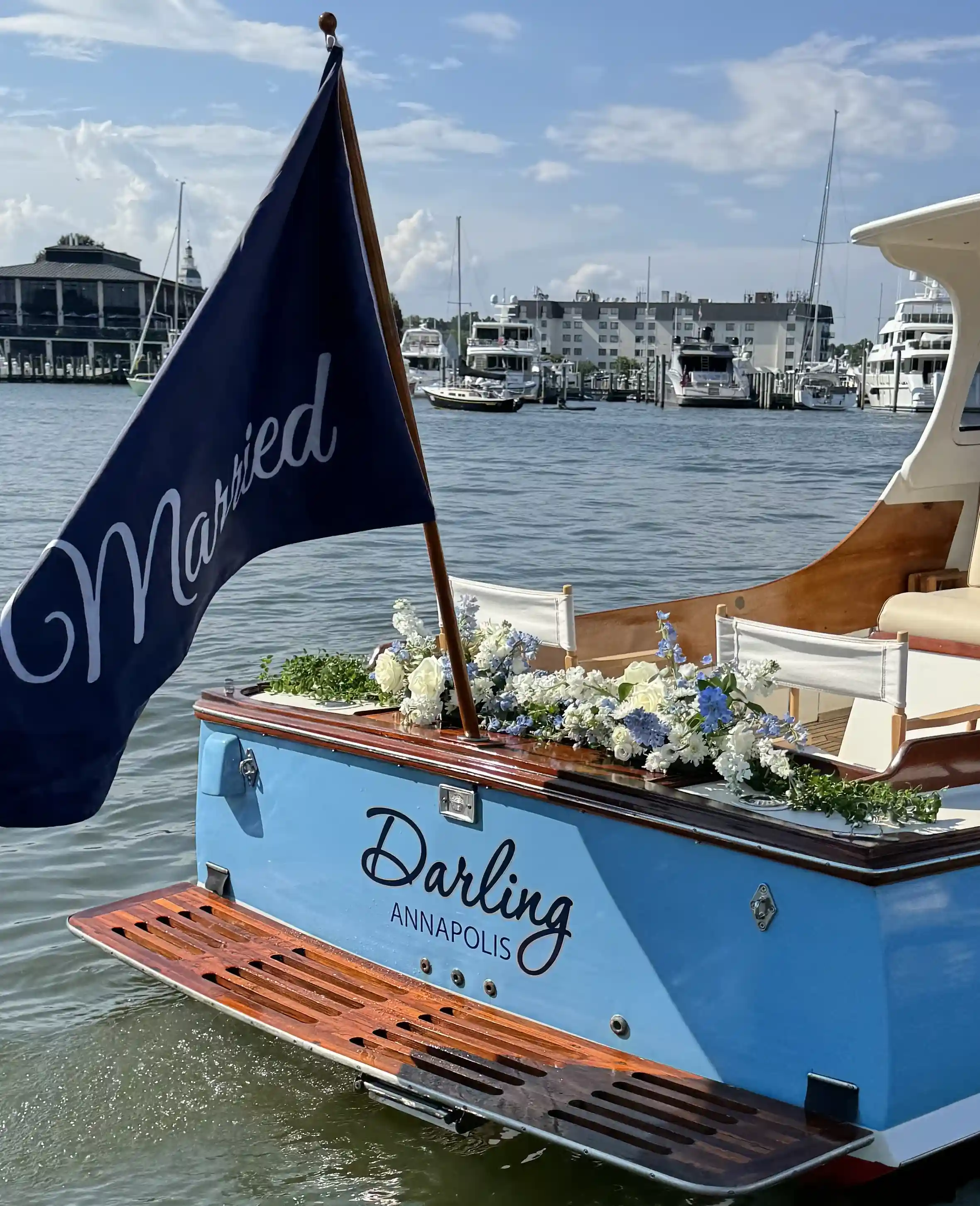 Wedding on the water photo