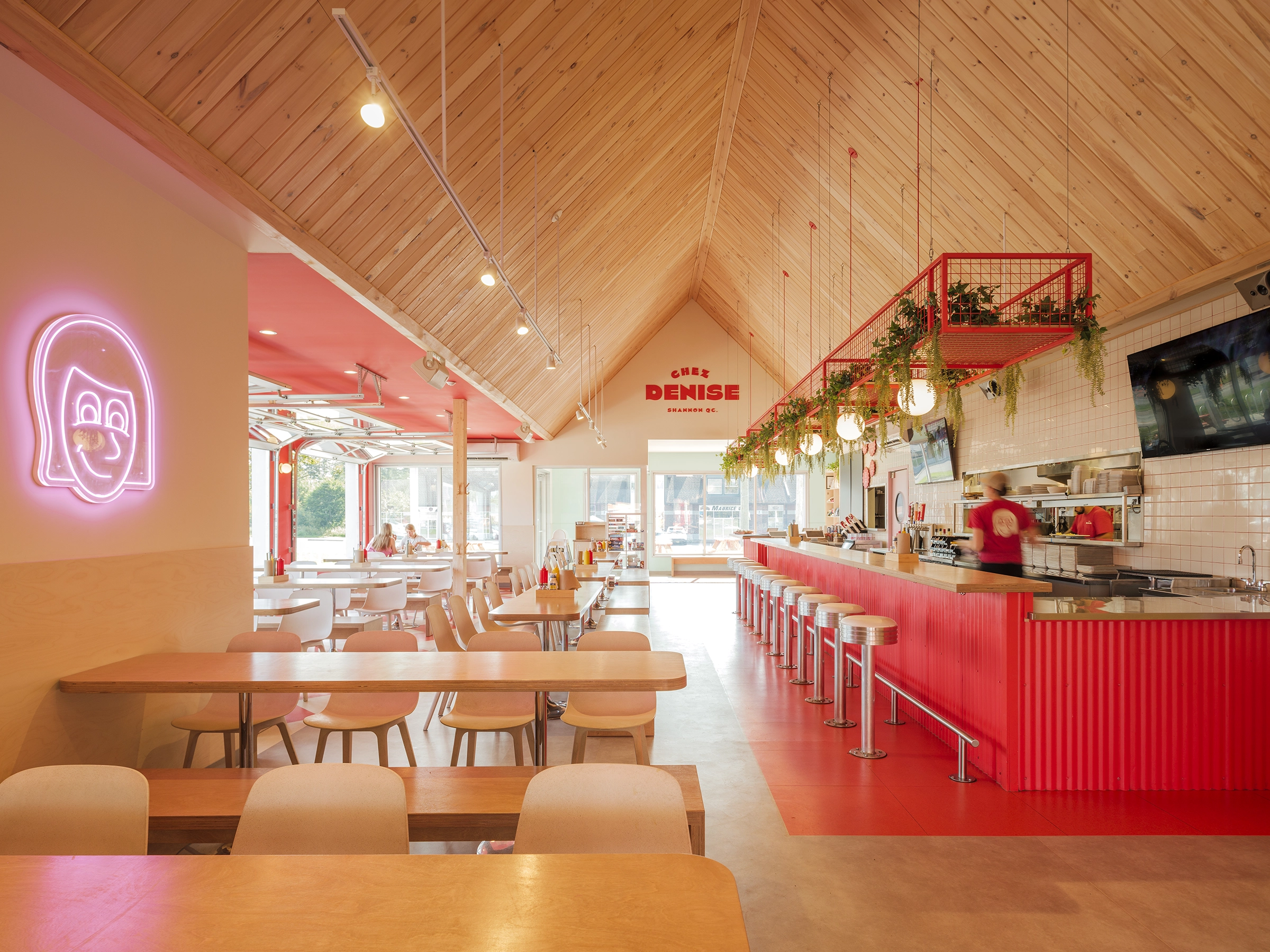 architecture-design intérieur-restaurant-rétro-casse-croûte-décor