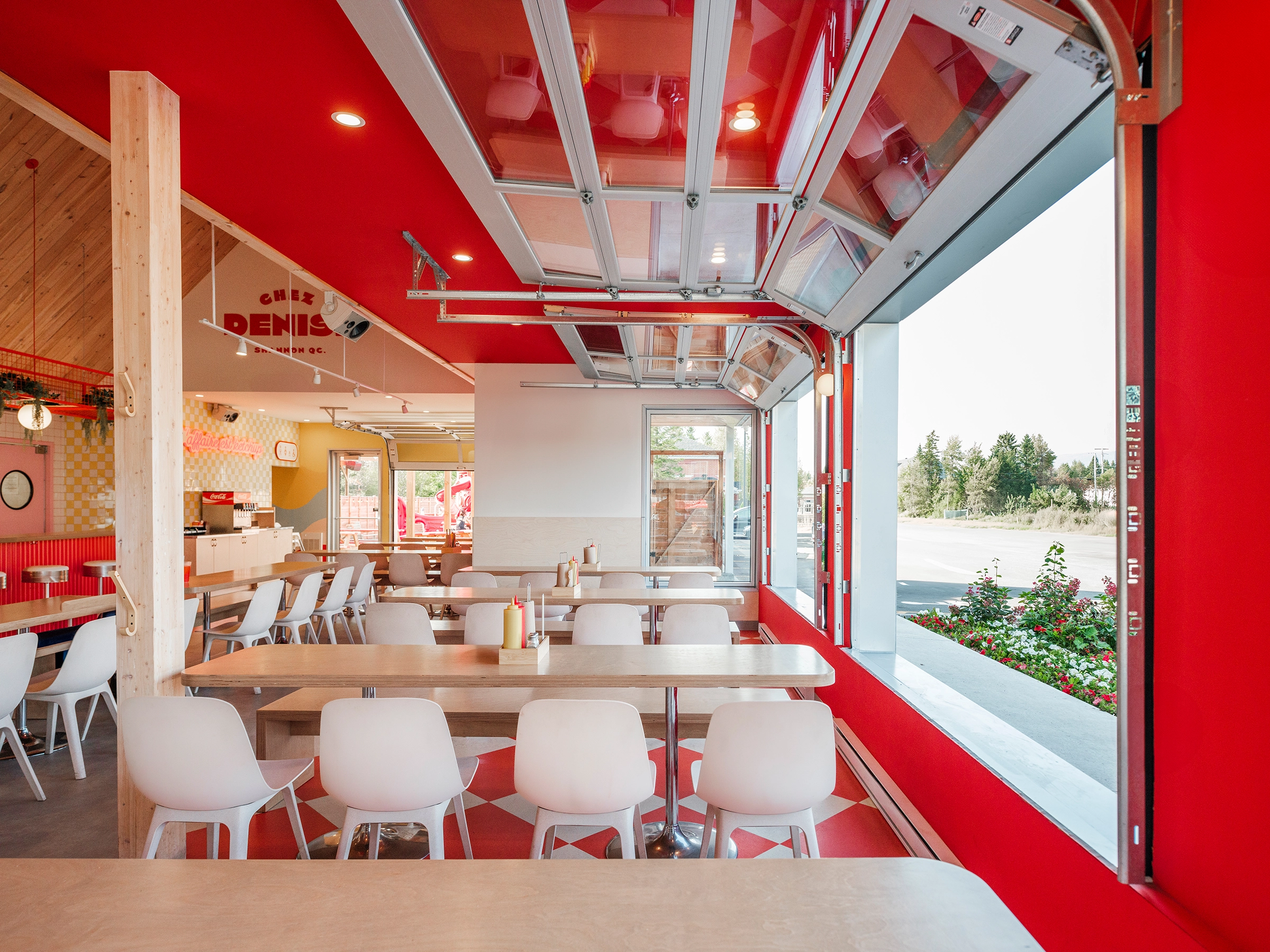 architecture-design intérieur-restaurant-rétro-casse-croûte-décor