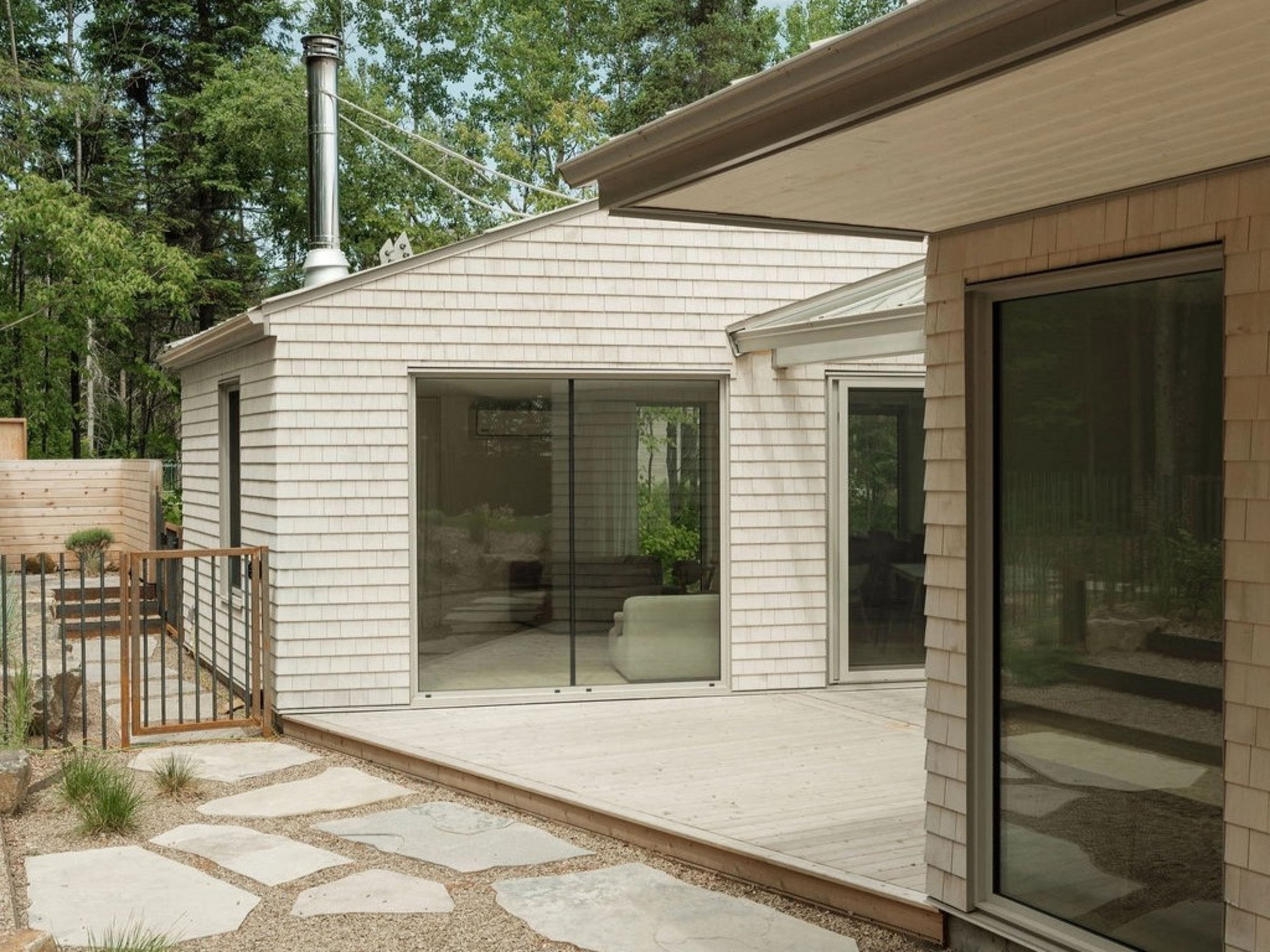 architecture-chalet-nature-bois-style contemporain-cabine