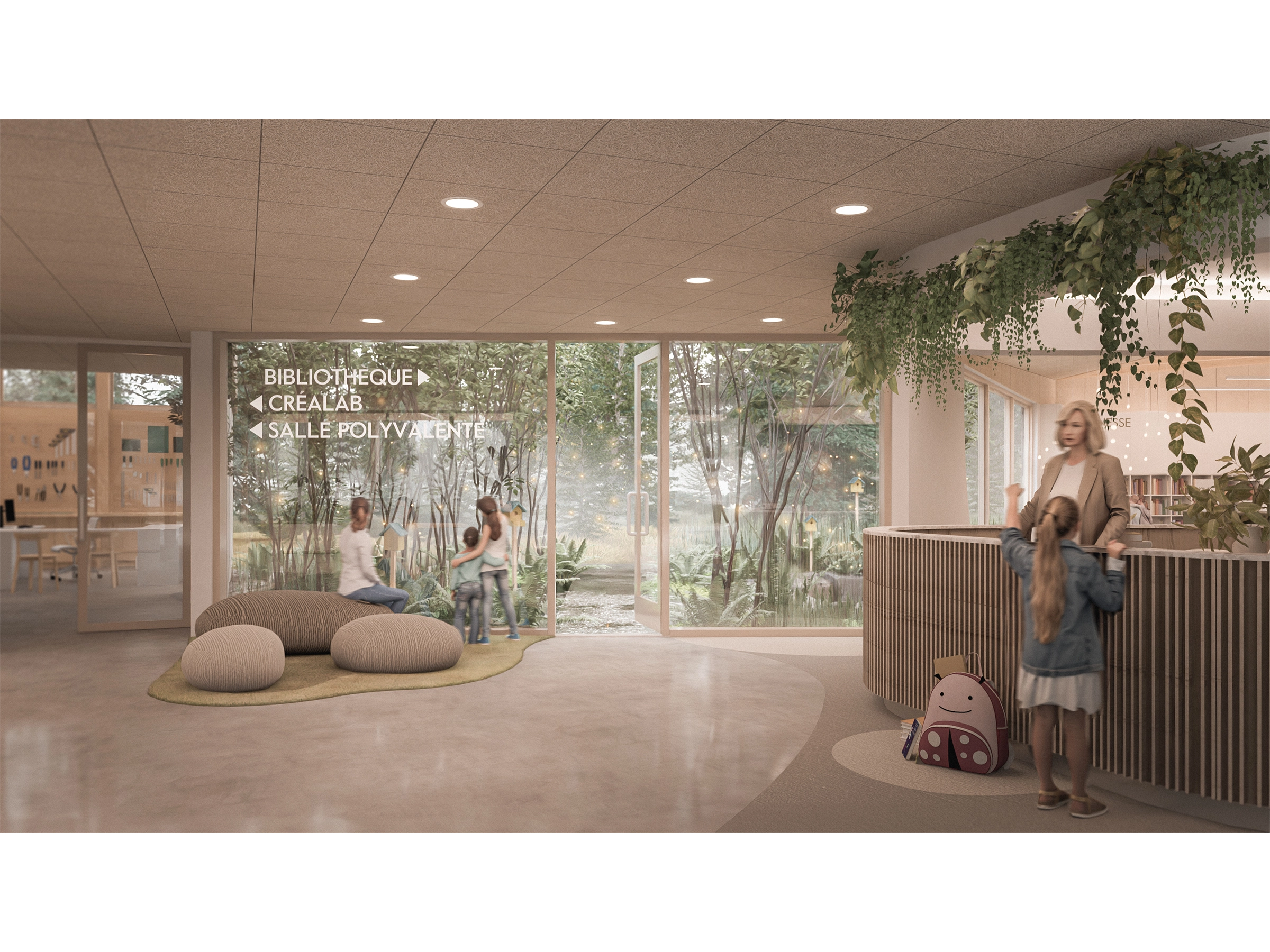 architecture-concours-bibliothèque-institutionnel-ville-forêt