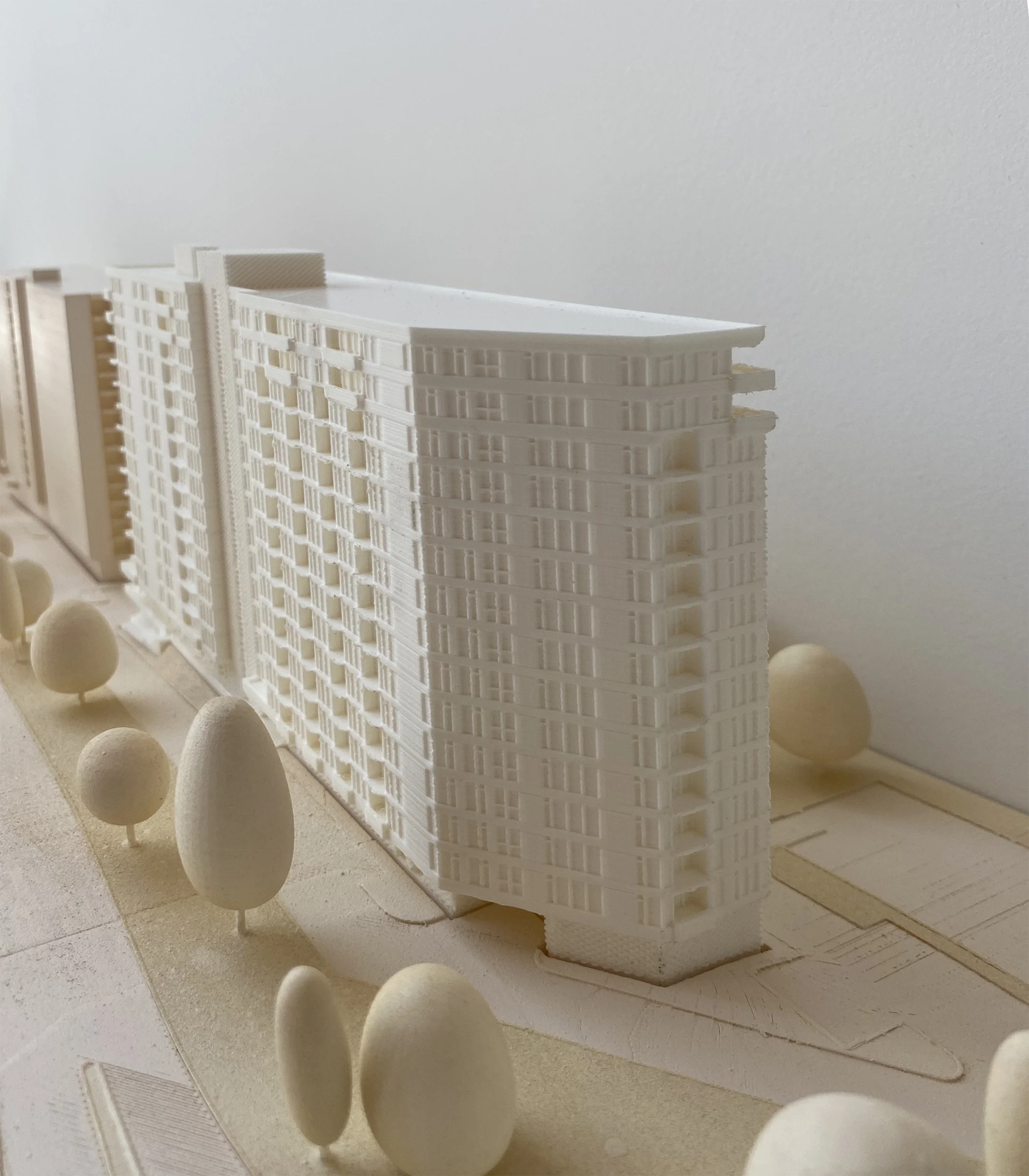 maquette architecturale-architecture model-PLA-PLA material