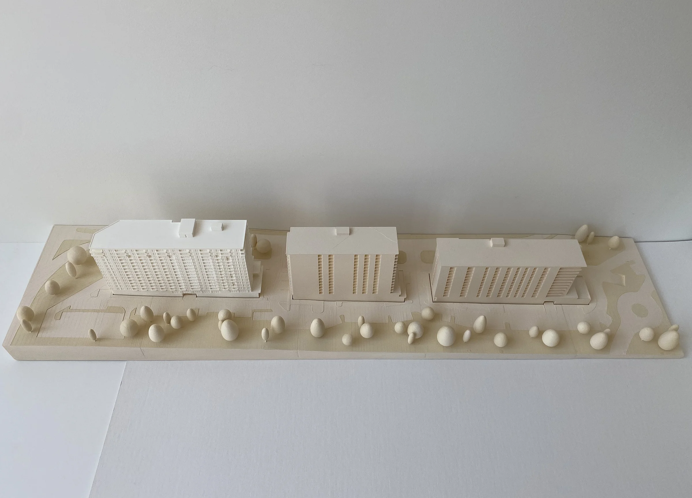 maquette architecturale-architecture model-PLA-PLA material