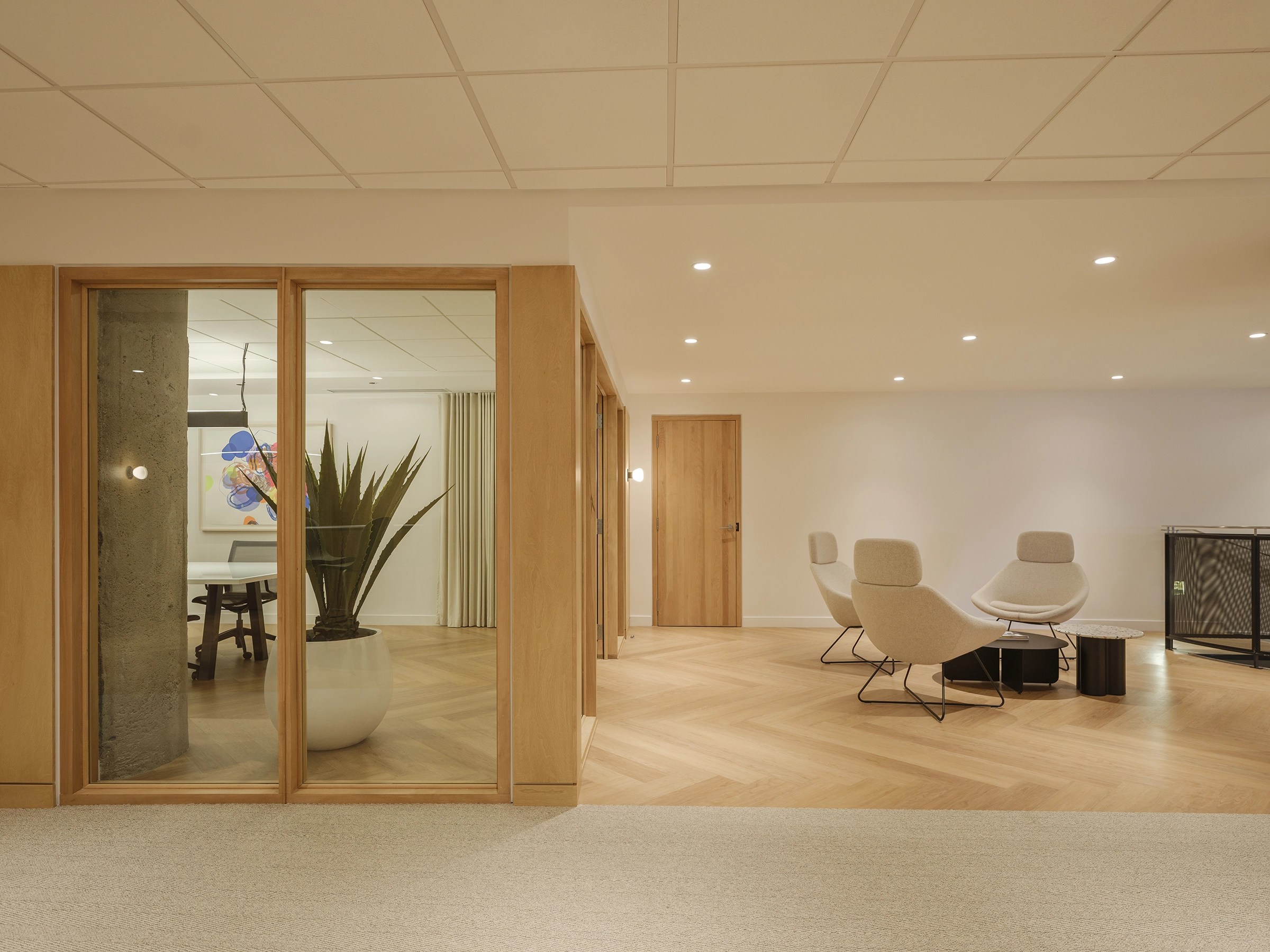 Rénovation-bureau-intérieur-bois