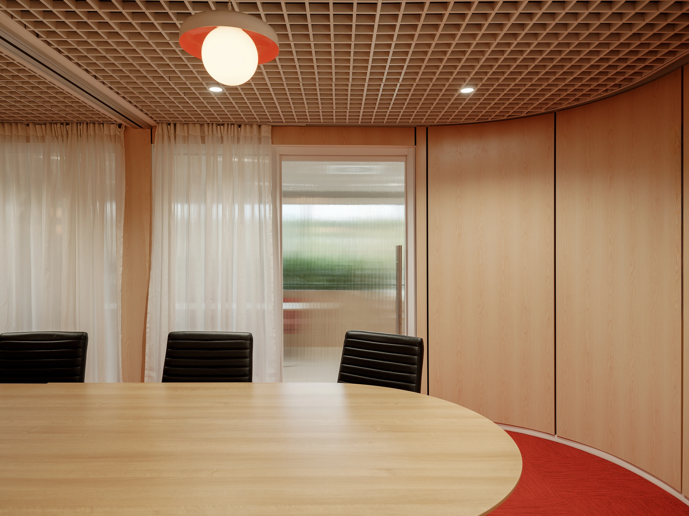 architecture-design-intérieur-bureau-rouge