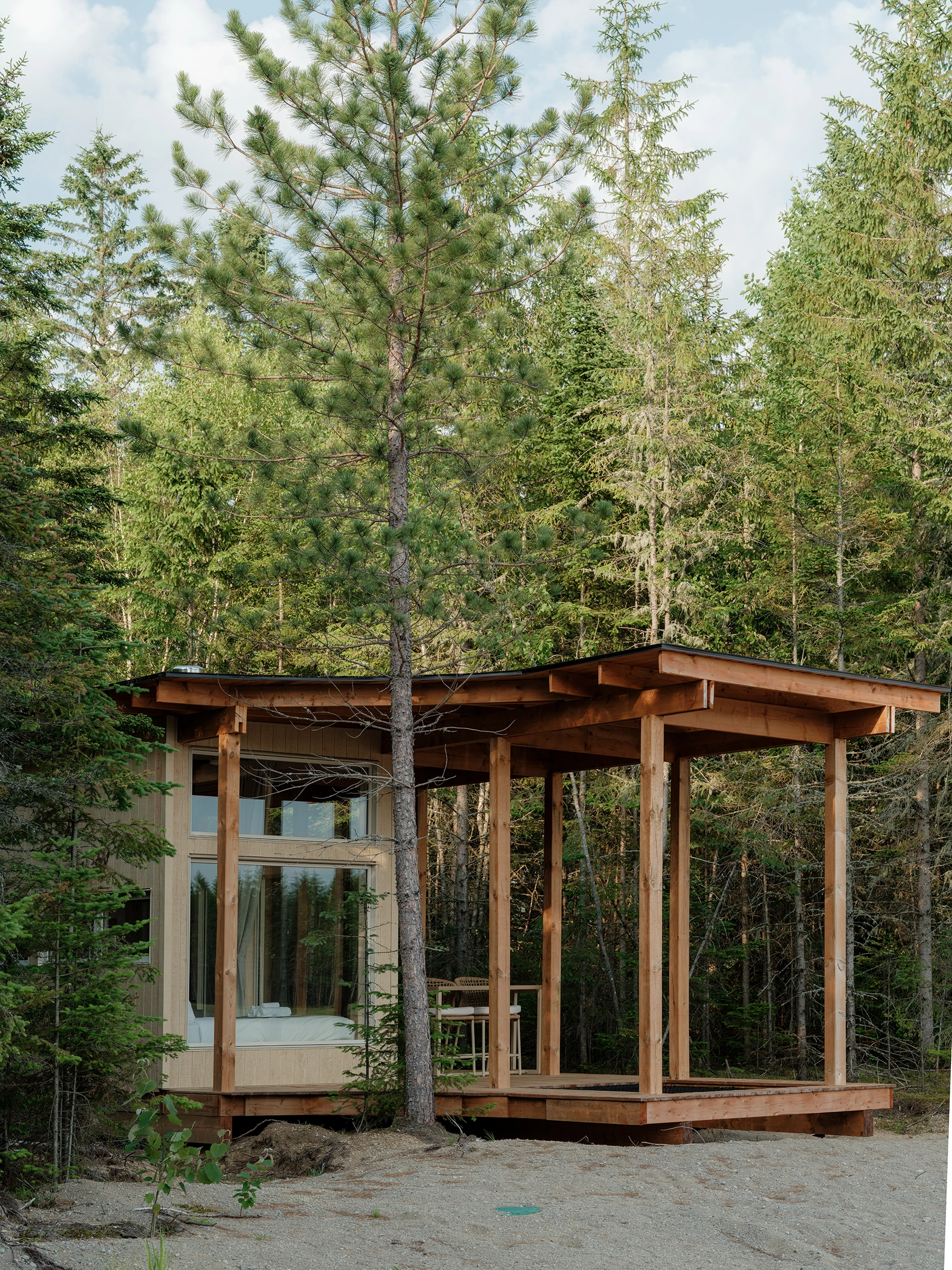hébergement-chalet-nature-bois-lac-forêt