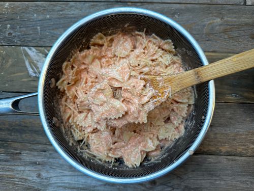 High protein creamy Pasta