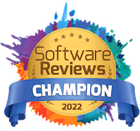 SoftwareReviews Champion badge