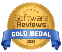 SoftwareReviews Gold Medal badge
