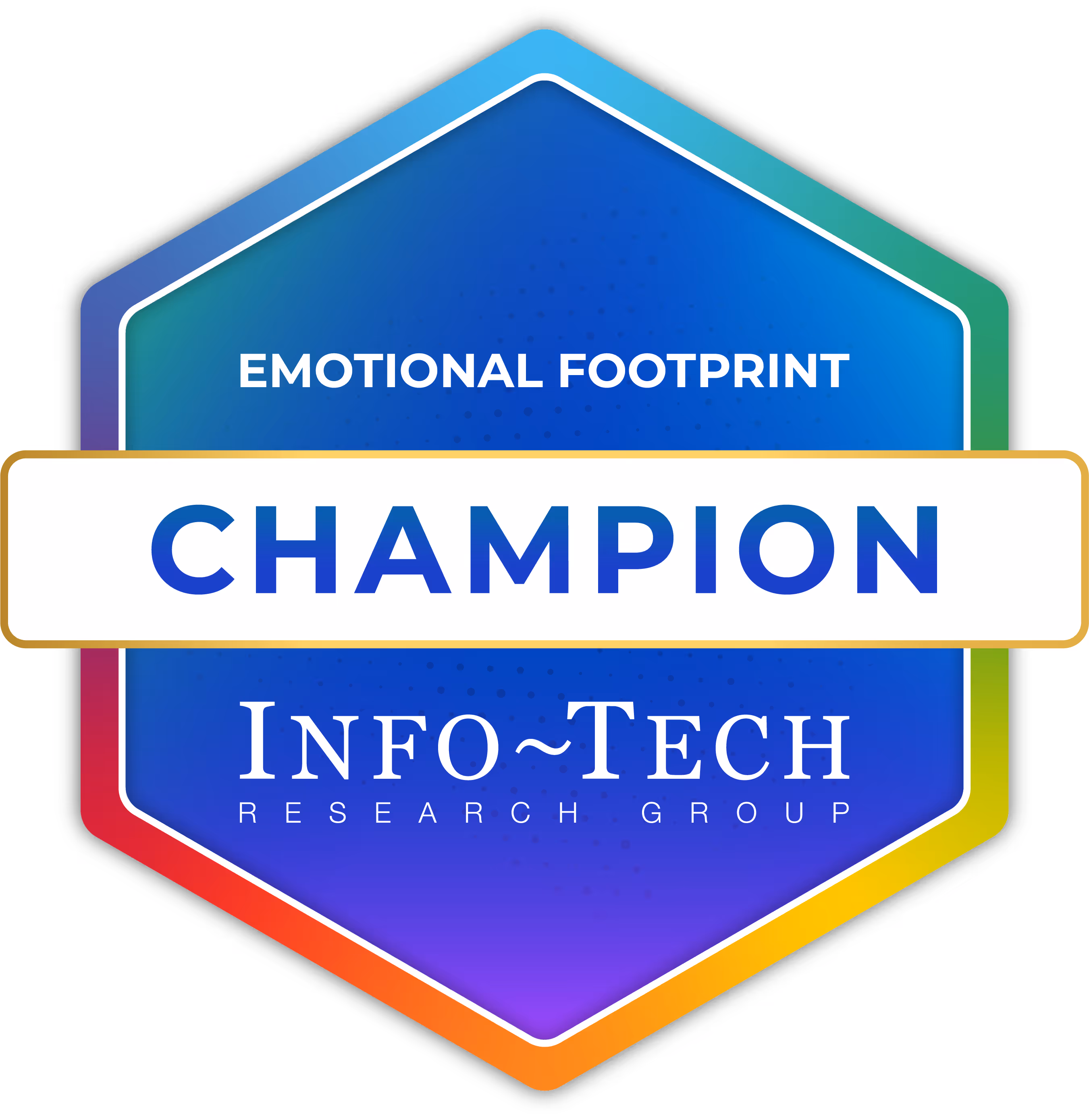 Info-Tech Emotional Footprint Champion badge