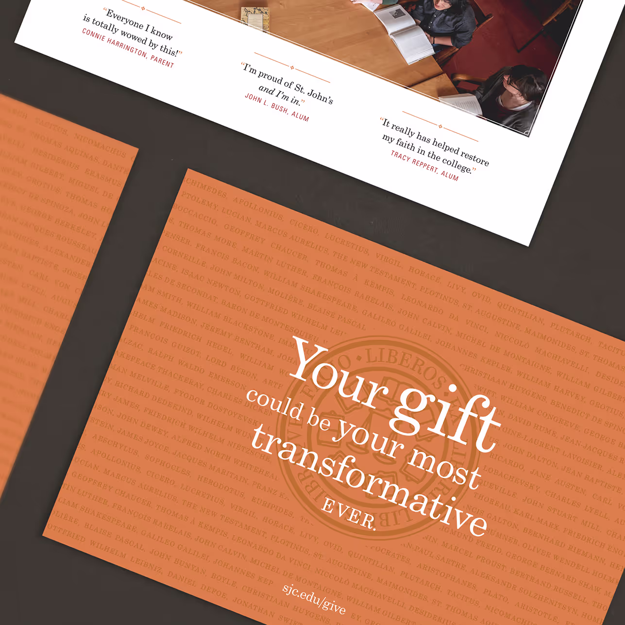 SJC capital campaign fundraising mailer