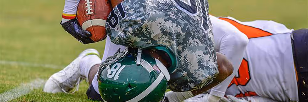 football being played