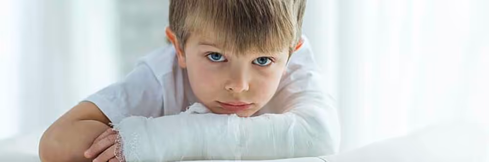 child getting adjusted