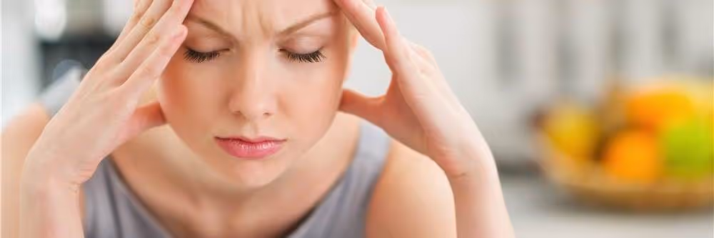 someone with a headache