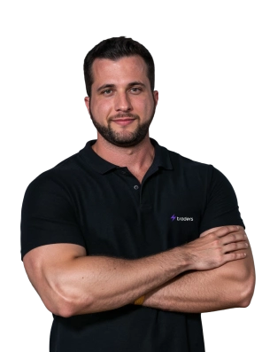 Foto do Fernando Marx pronto pra decolar com você neste investimento.