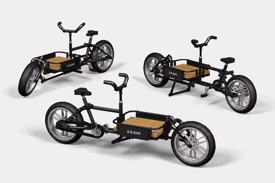 Lego cargo bike models
