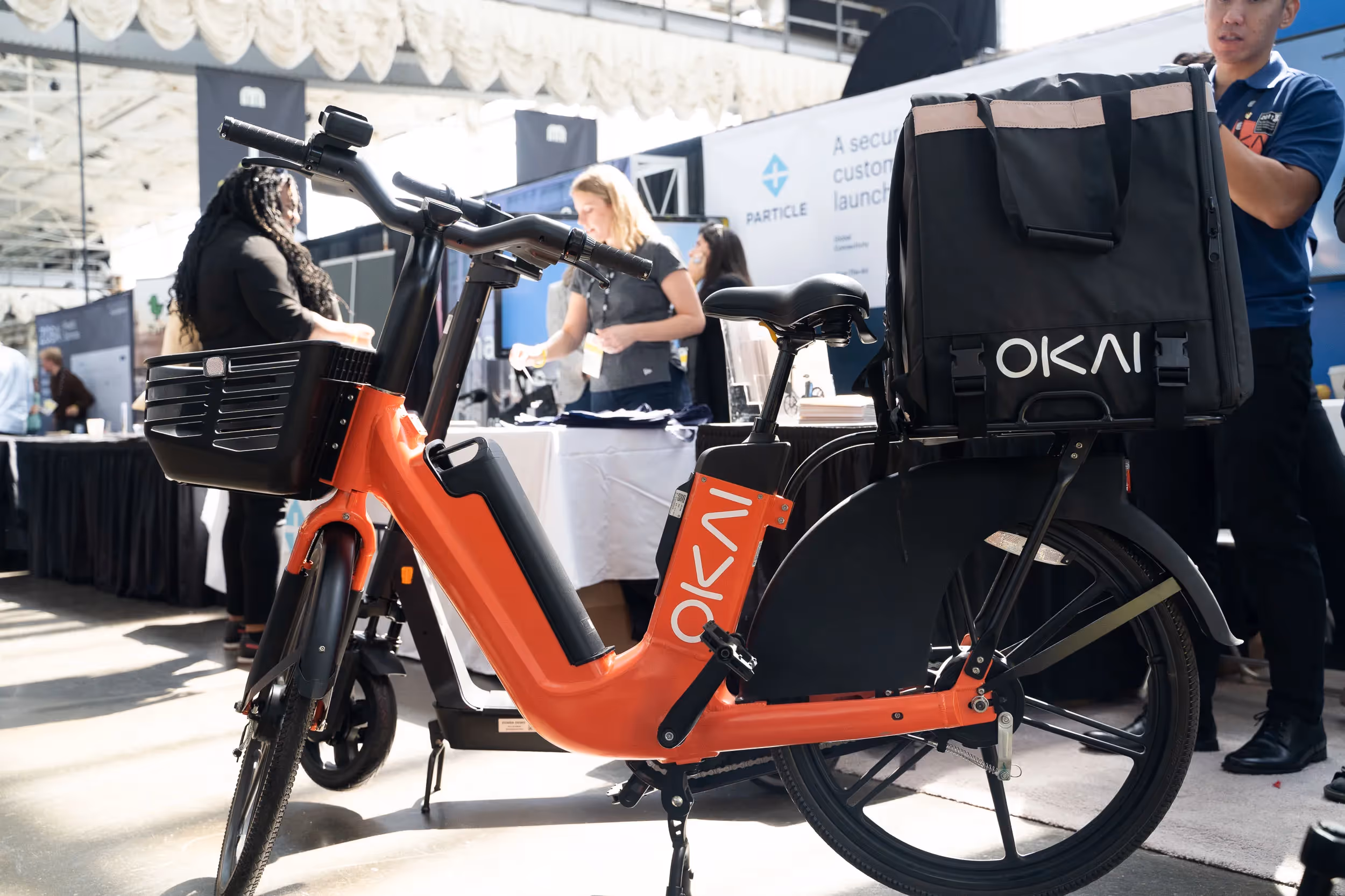 Okai ebike on display at Micromobility America 2022