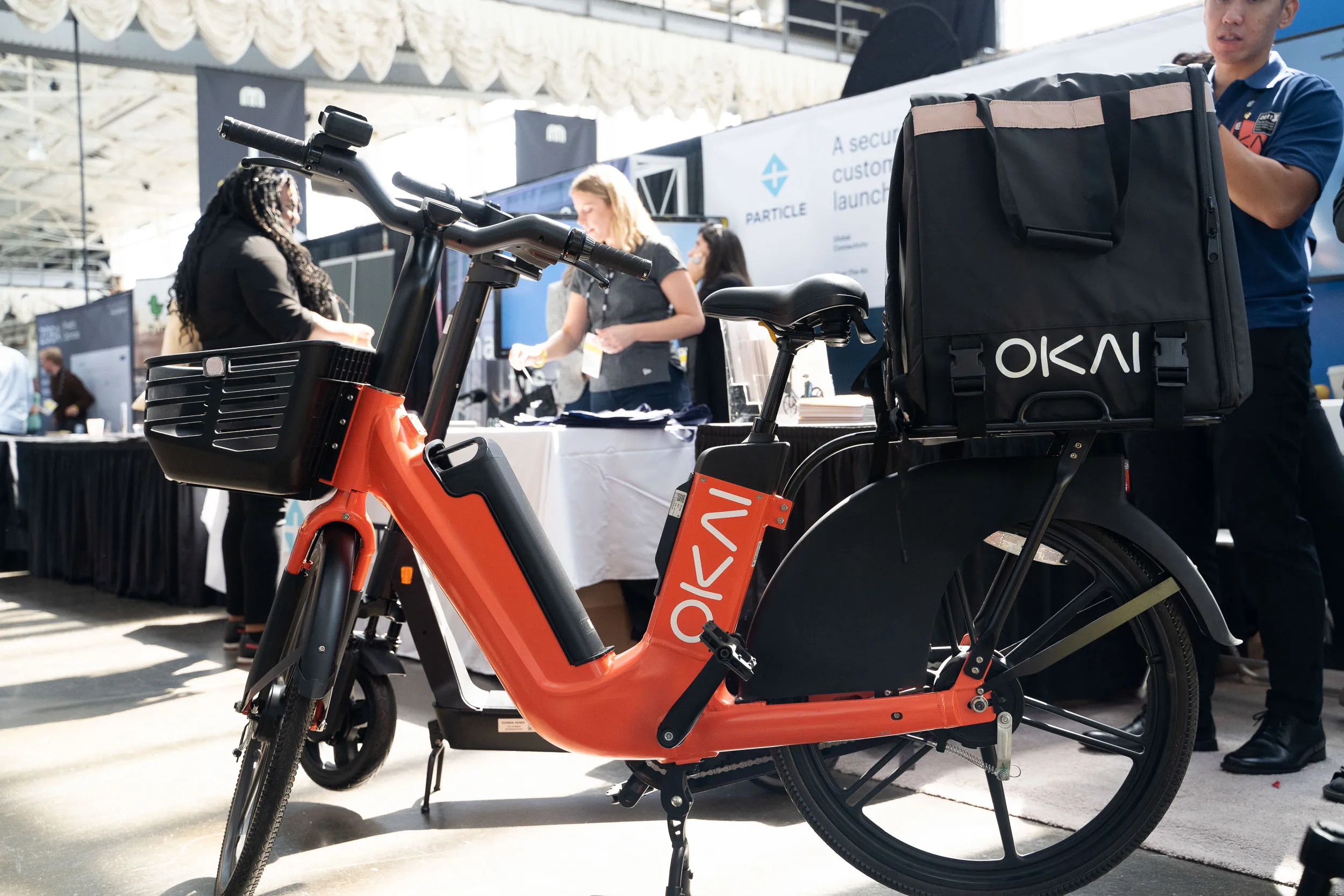 Okai ebike on display at Micromobility America 2022