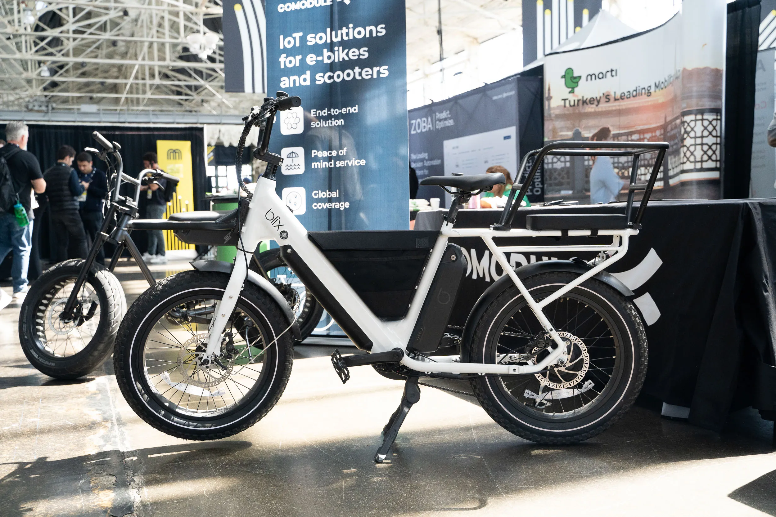 Blix Dubbel ebike on display at Micromobility America 2022