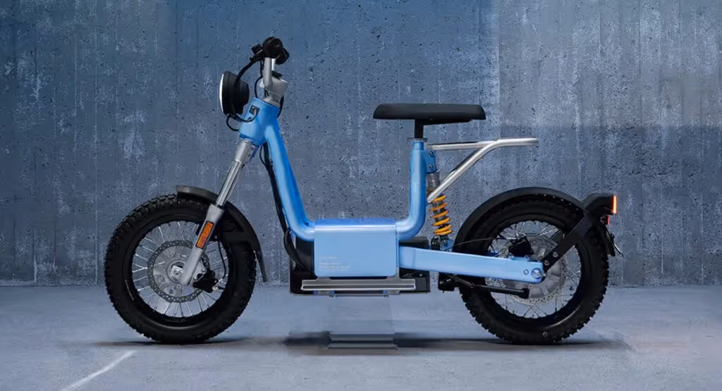 Polestarâs New Cake Makka Moped Is Now Available In Sky Blue