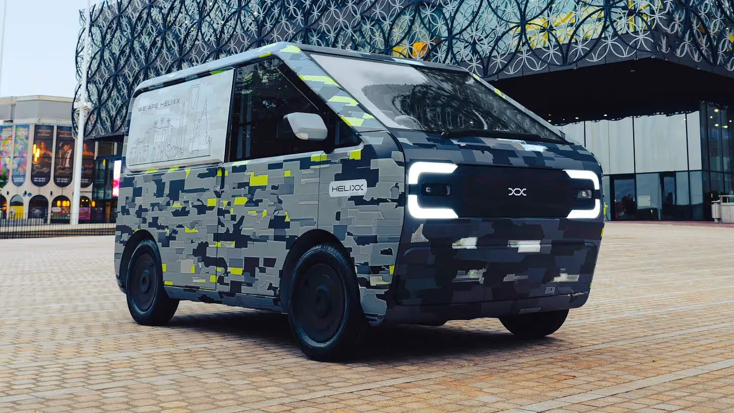 This 3D printed delivery van is the first of a full range of Helixx commercial vehicles | Top Gear