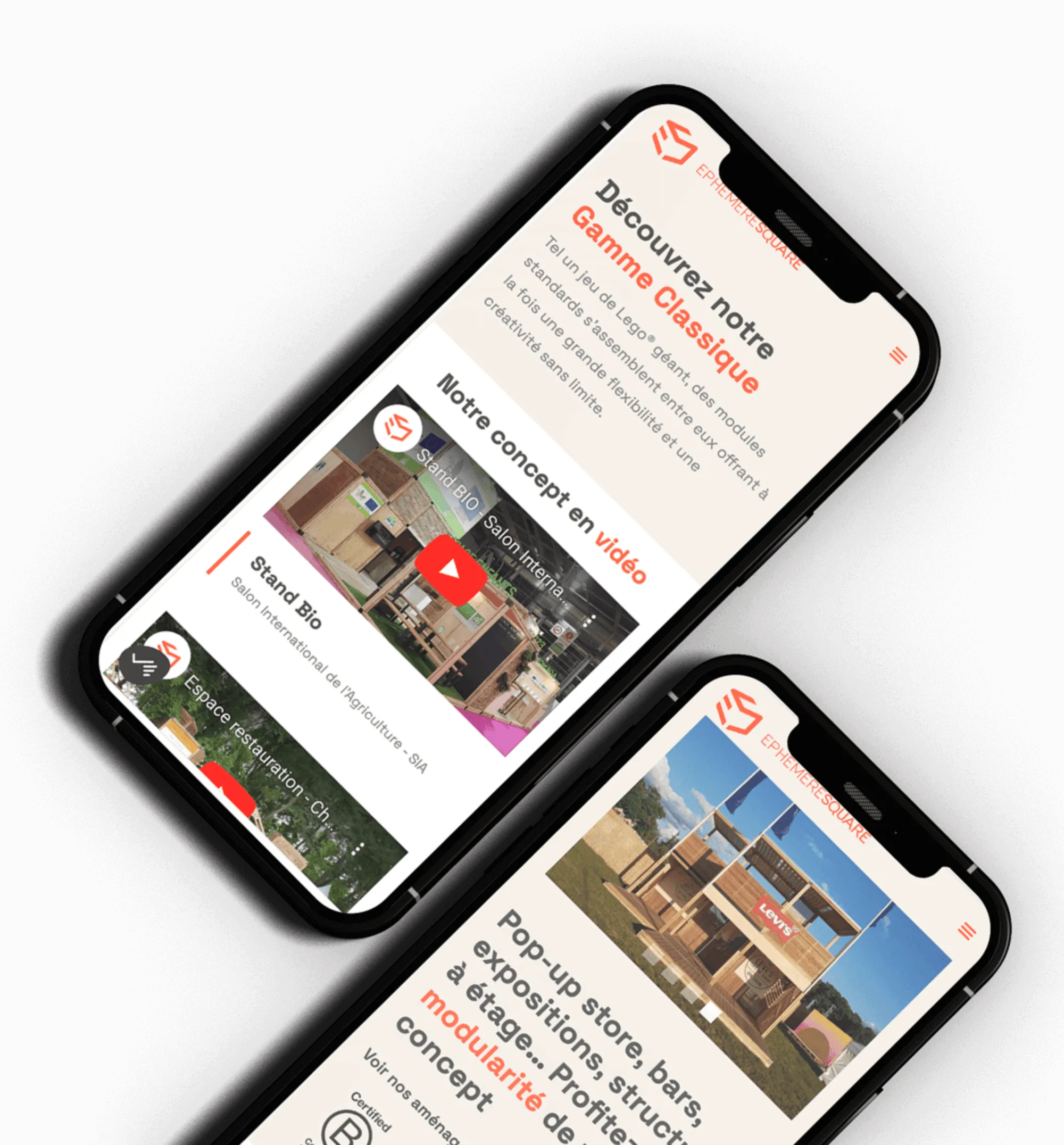 projet ephemere square webflow no-code