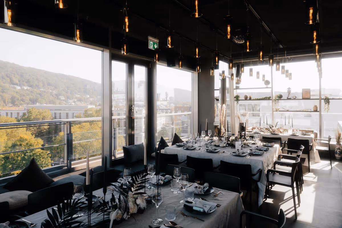 Wedding Location Hochzeiten Schilling Roofbar Heidelberg 
