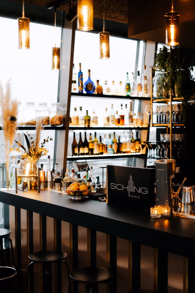 Mobiliar Schilling Roofbar Bar Catering Heidelberg