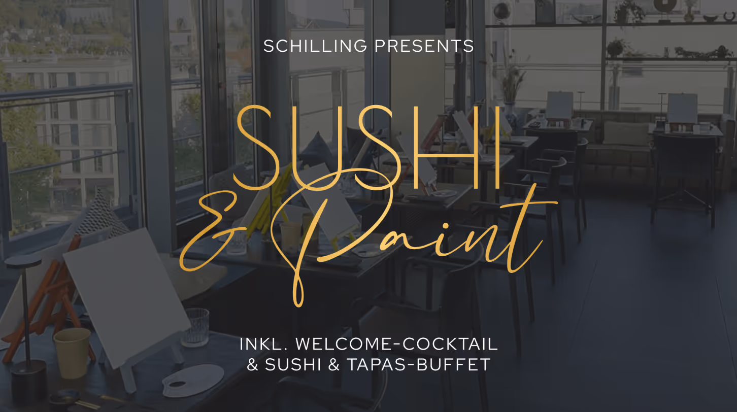 Sushi & Paint im Schilling Heidelberg