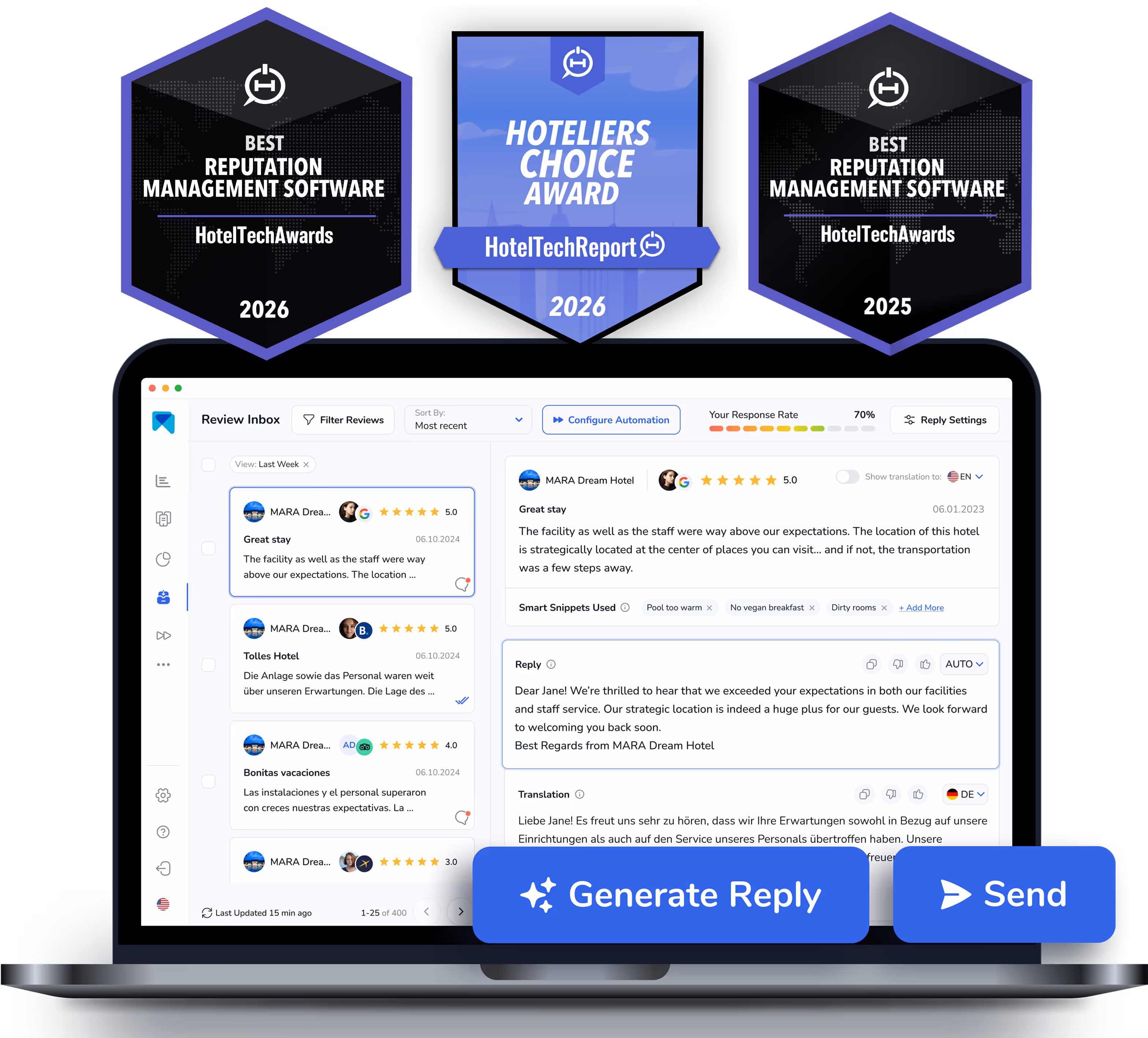 MARA Beste Hotel-Reputationsmanagement-Software 2026