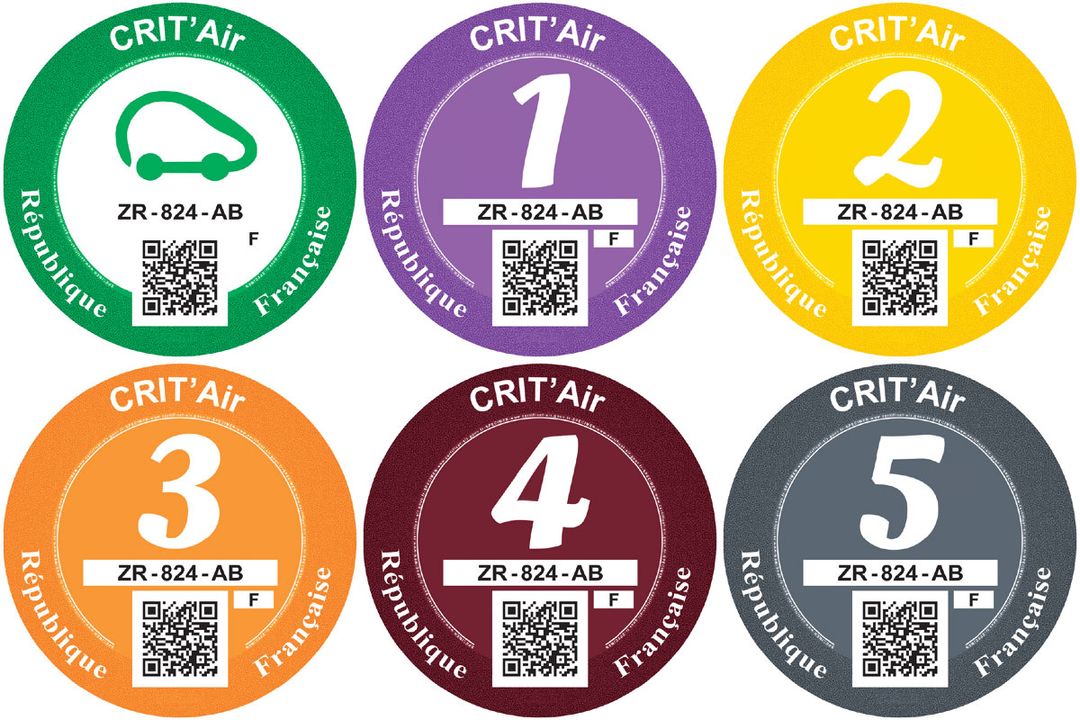 Comment coller/apposer la vignette critair