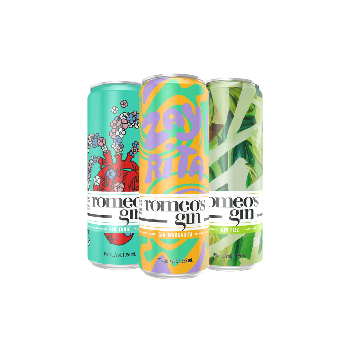 La gamme de cocktails prêts-à-boire