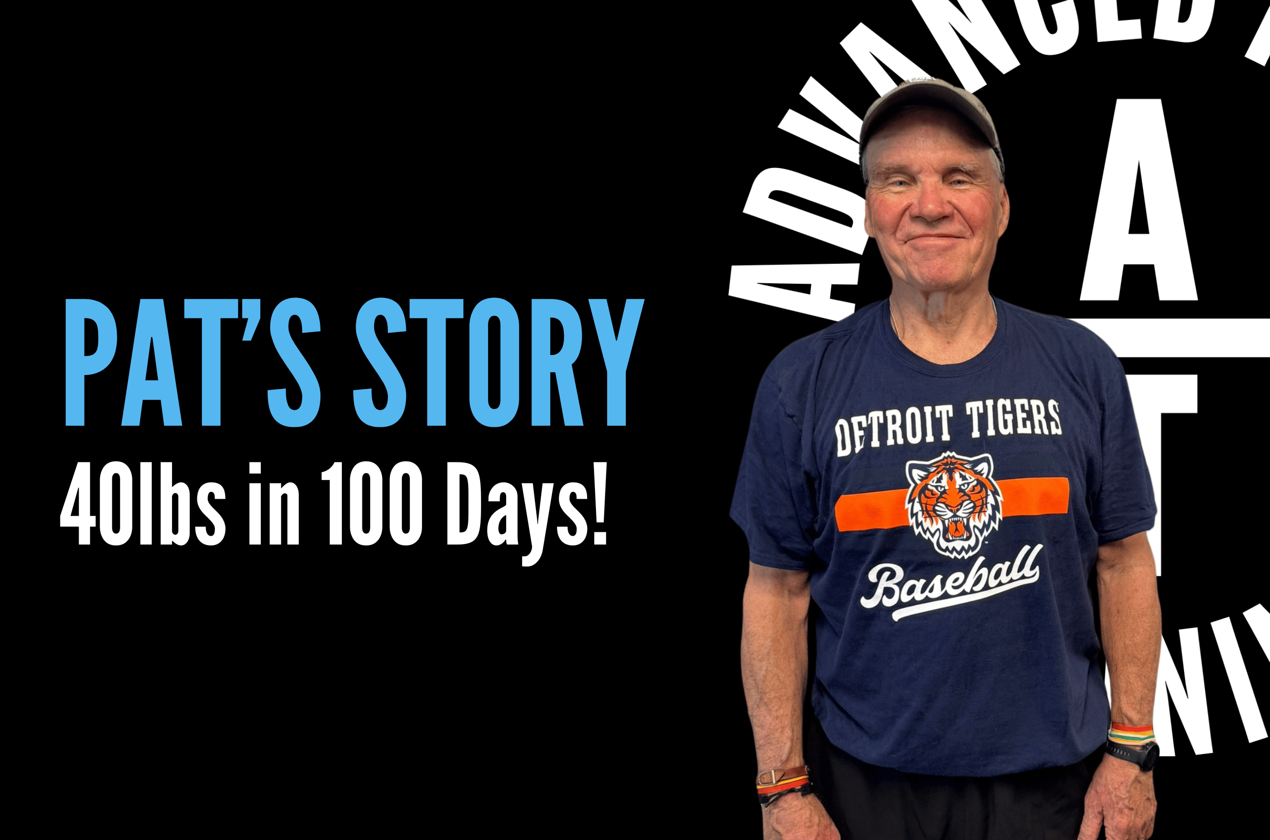 Pat's Success Story: 100 days, Down 40lbs!