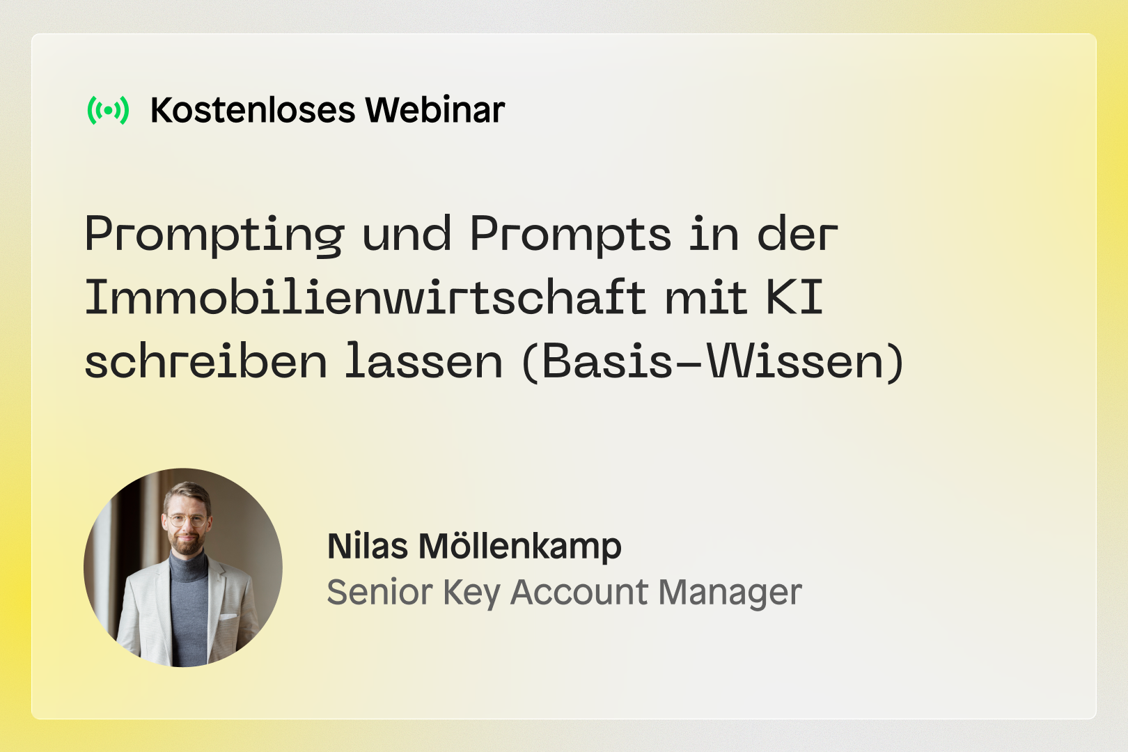 Praxis-Webinar: Prompting und Prompts in der Immobilienwirtschaft mit KI schreiben lassen (Basis-Wissen)