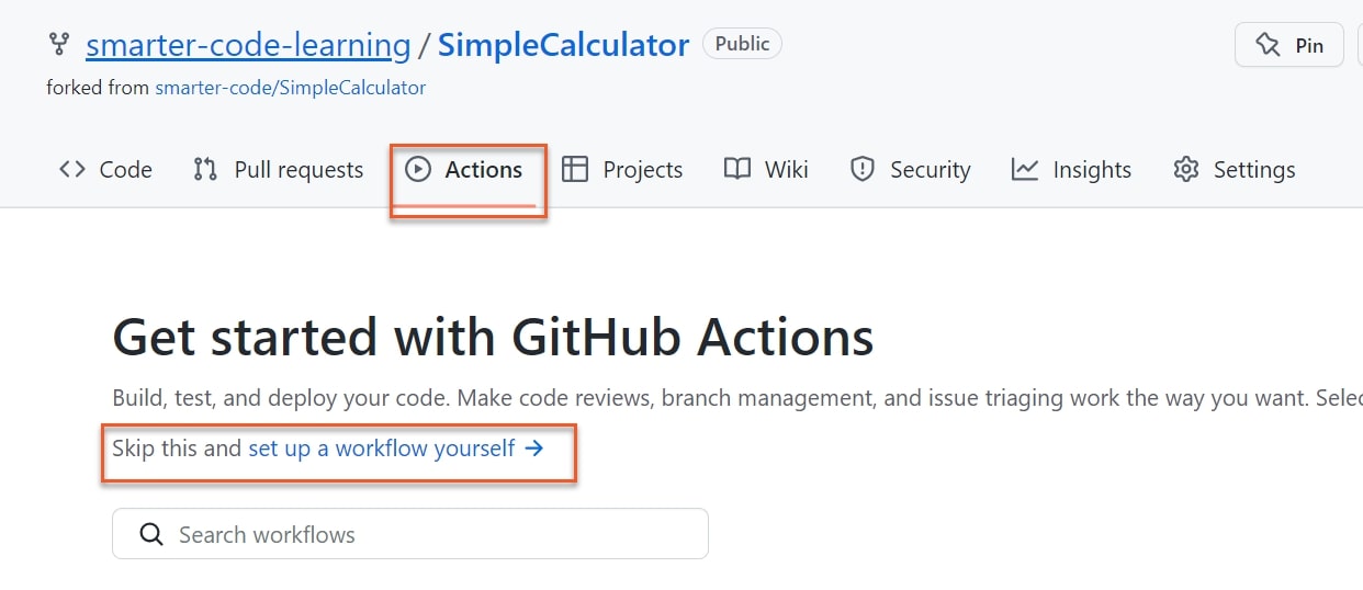 create-github-actions