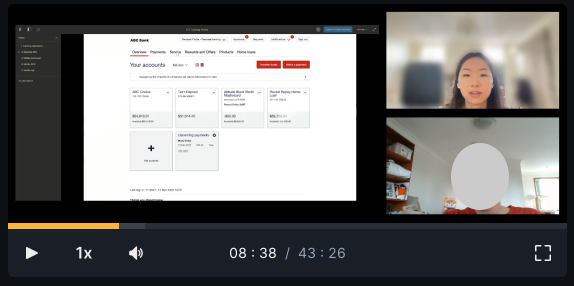Image of usability testing on Askable