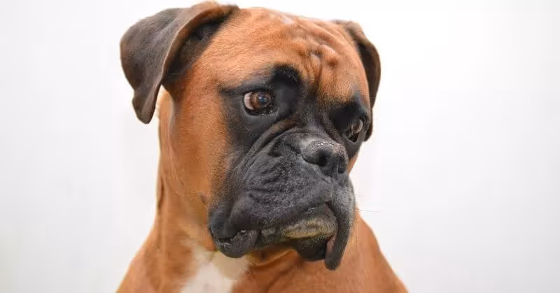 Chien molosse Boxer