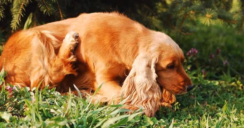 Puces chez le chien 