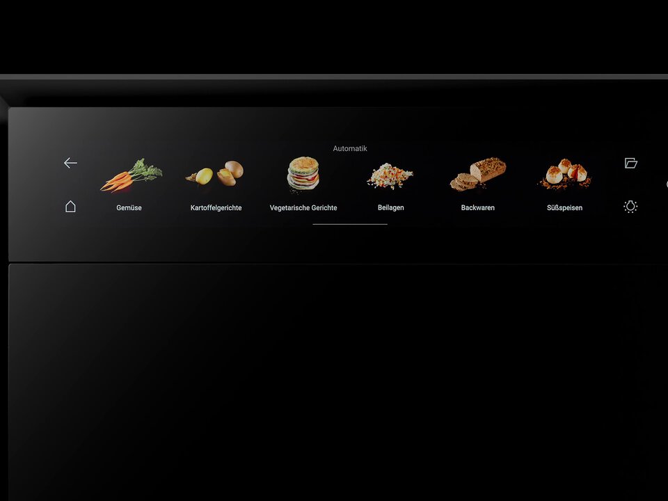 Bora X BO premium touch display close-up